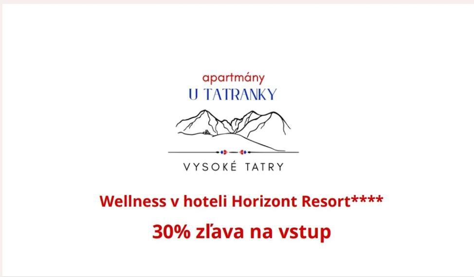 Apartmany U Tatranky Tatranská Lomnica Exterior foto